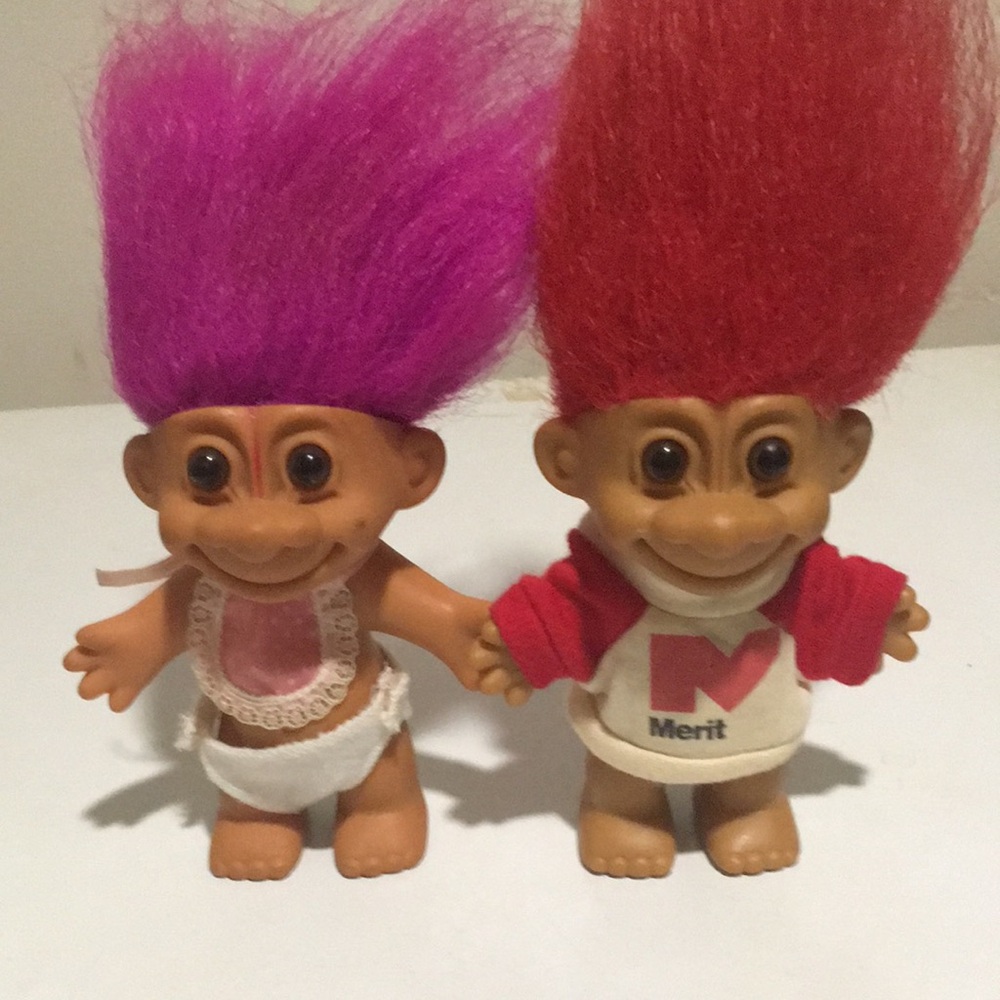 90s troll dolls